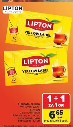 Carrefour Herbata Lipton Yellow Label Tea oferta