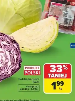 Carrefour Kapusta biała polska oferta