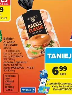 Carrefour Bajgle classic Dan Cake oferta