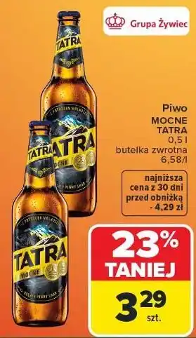 Carrefour Piwo Tatra Mocne oferta
