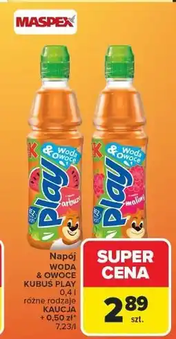 Carrefour Napój marchew-malina-limonka Kubuś Play! oferta