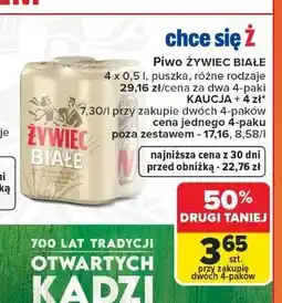 Carrefour Piwo Żywiec Białe oferta