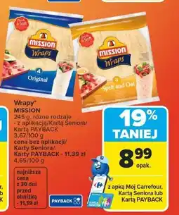Carrefour Tortilla original Mission oferta