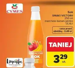 Carrefour Napój banan-marchew-jabłko Cymes Smaki Victorii oferta