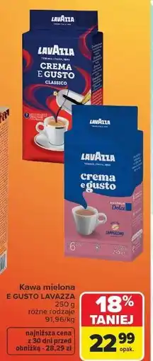 Carrefour Kawa Lavazza Crema & Gusto Dolce oferta