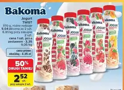 Carrefour Jogurt brzoskwinia mango Bakoma Twist oferta