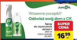 Carrefour Spray do czyszczenia clean + zapas Cif oferta
