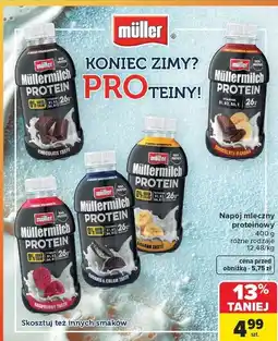 Carrefour Napój mleczny malinowy Mullermilch Protein oferta