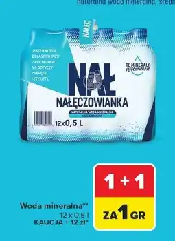 Carrefour Woda niegazowana Nałęczowianka oferta
