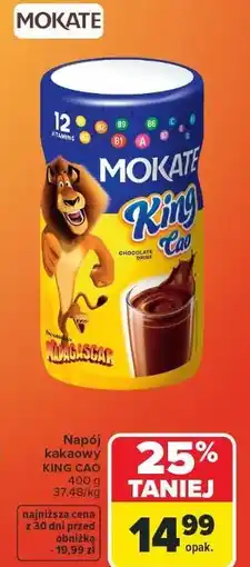 Carrefour Napój king Mokate oferta