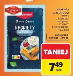 Carrefour Krokiety z mięsem i kapustą U Jędrusia oferta