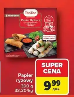 Carrefour Papier ryżowy Tao oferta