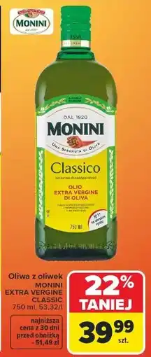 Carrefour Oliwa z oliwek extra vergine Monini Classico oferta