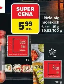 Carrefour Sushi nori 6 arkuszy House Of Asia oferta