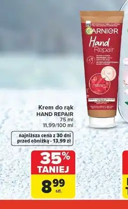 Carrefour Krem do rąk intensywnie regenerujący Garnier Hand oferta