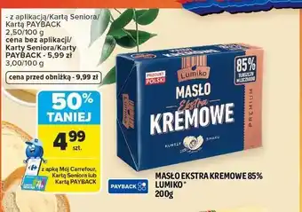 Carrefour Masło ekstra kremowe Lumiko oferta