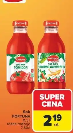 Carrefour Sok 100% pomidorowo-warzywny Fortuna oferta