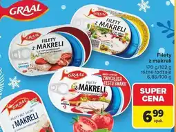 Carrefour Filety z makreli w sosie pomidorowym suszonymi pomidorami Graal oferta