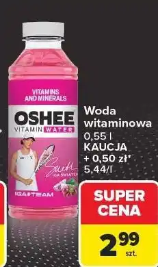 Carrefour Napój witaminy i minerały Oshee Vitamin Water oferta