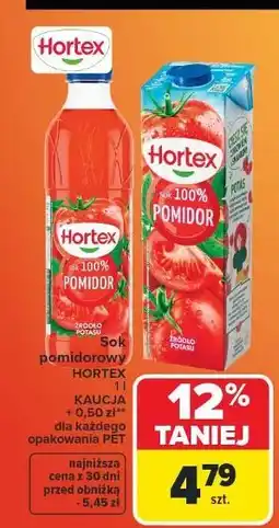 Carrefour Sok pomidorowy Hortex oferta