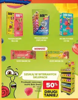 Carrefour Baton owocowo-orzechowy jabłko mango nerkowce Bob Snail oferta