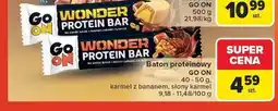 Carrefour Baton wonder protein salt peanut caramel Sante Go On! oferta