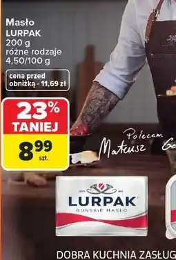 Carrefour Masło klasyczne 82% Lurpak oferta