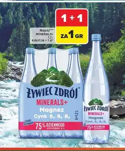 Carrefour Woda lekko gazowana Żywiec Zdrój Minerals+ oferta