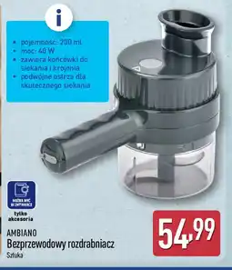 ALDI Ambiano Bezprzewodowy rozdrabniacz oferta