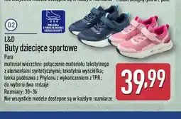 ALDI L&D Buty dziecięce sportowe oferta