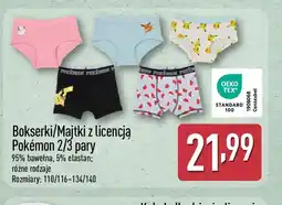 ALDI Bokserki/Majtki Pokémon oferta
