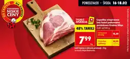 Biedronka Łopatka wieprzowa bez kości pakowana próżniowo Kraina Mięs oferta