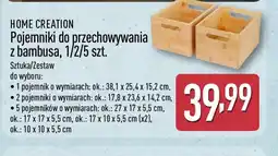 ALDI Home Creation Pojemniki z bambusa oferta