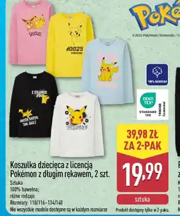 ALDI Koszulka dziecięca Pokémon oferta