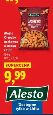 Lidl Orzechy nerkowca o smaku chilli oferta