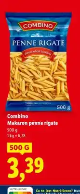 Lidl Makaron penne rigate oferta