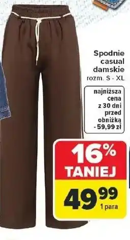 Carrefour Spodnie damskie oferta