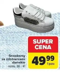 Carrefour Sneakersy damskie oferta
