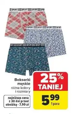 Carrefour Bokserki męskie E oferta