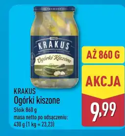 ALDI Ogórki kiszone Krakus oferta