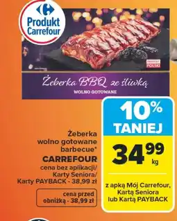 Carrefour Żeberka Wolno Gotowane oferta