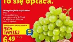 Lidl Winogrona oferta