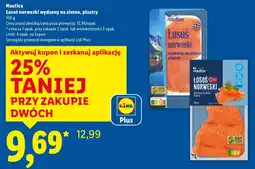 Lidl Łosoś wędzony Nautica oferta