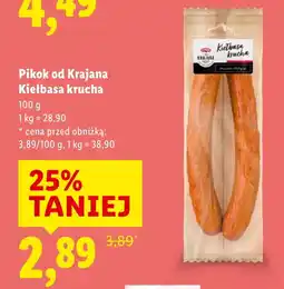 Lidl Kiełbasa Pikok oferta