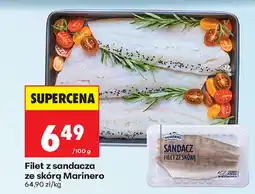 Biedronka Filet z sandacza Marinero oferta