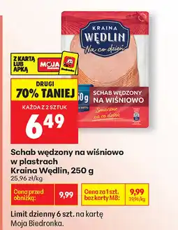 Biedronka Schab wędzony oferta
