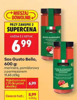Biedronka Sos pomidorowy Gusto Bello oferta