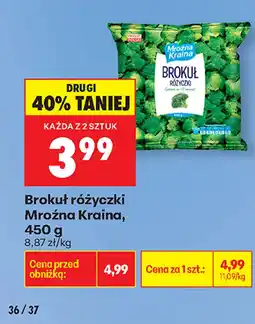 Biedronka Brokuł Mroźna Kraina oferta