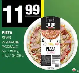 Spar Pizza wybrane rodzaje oferta