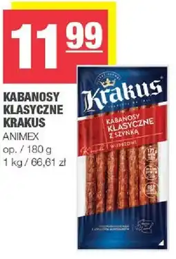 Spar Kabanosy klasyczne Krakus oferta